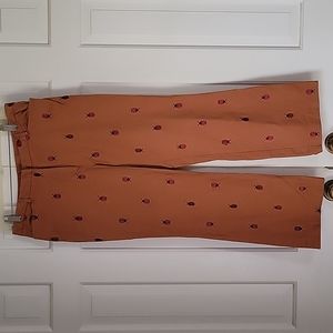 Lilly Pulitzer Ladybug pants sz 10